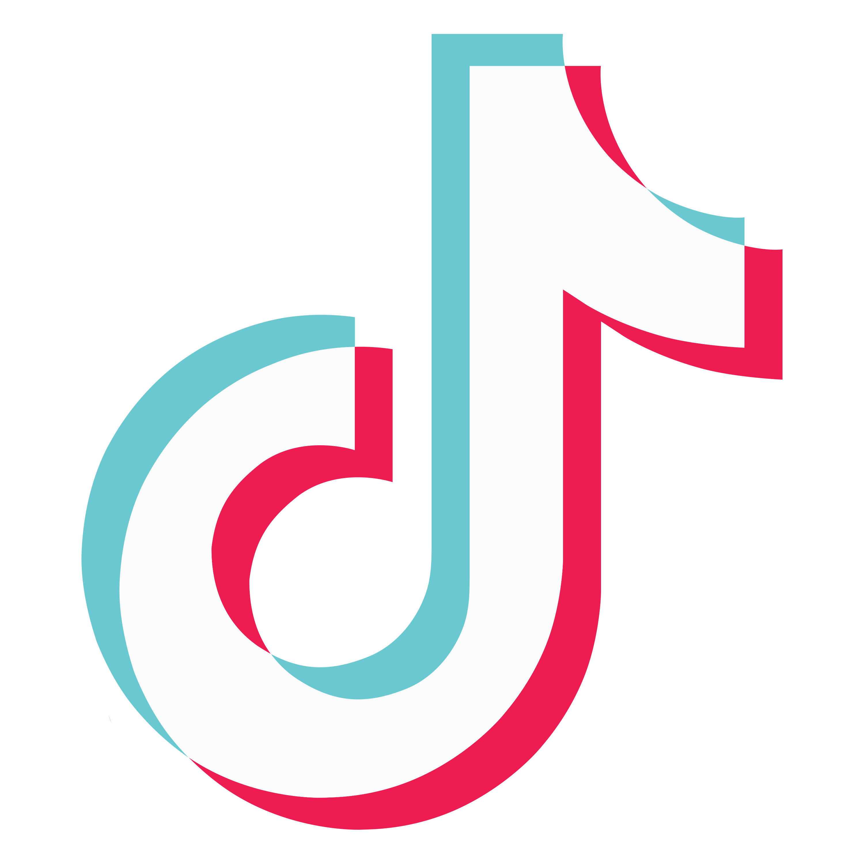 Tiktok logo on transparent background PNG
